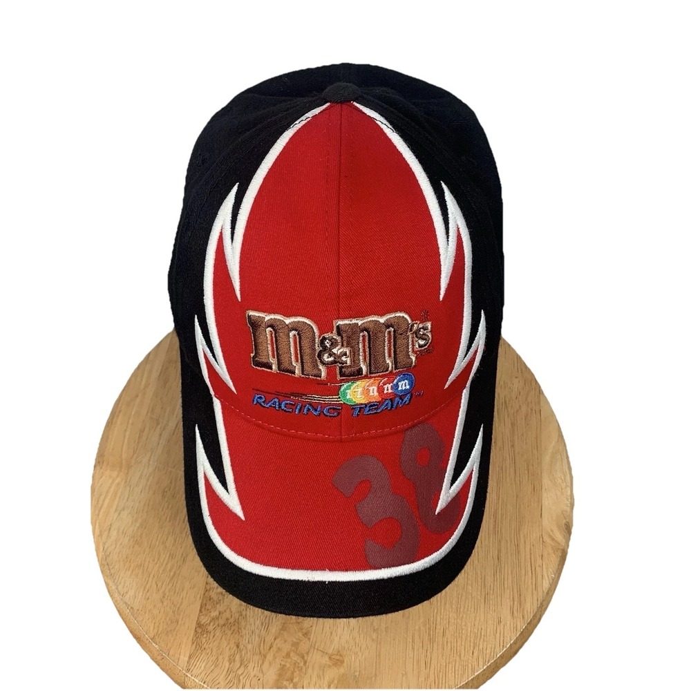 Chase Authentics Ken Schrader #38 NASCAR M&M's Racing Team Strapback Hat Cap